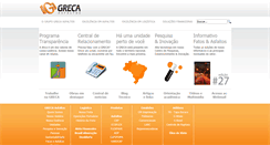 Desktop Screenshot of grecaasfaltos.com.br